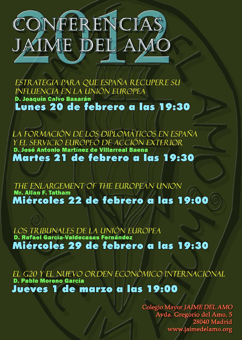 Conferencias Jaime del Amo 2012