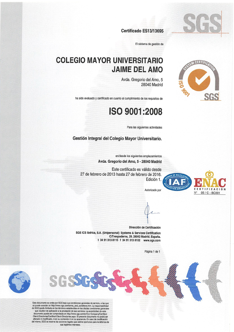 Certificado de Calidad