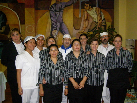El equipo de cocina del Jaime