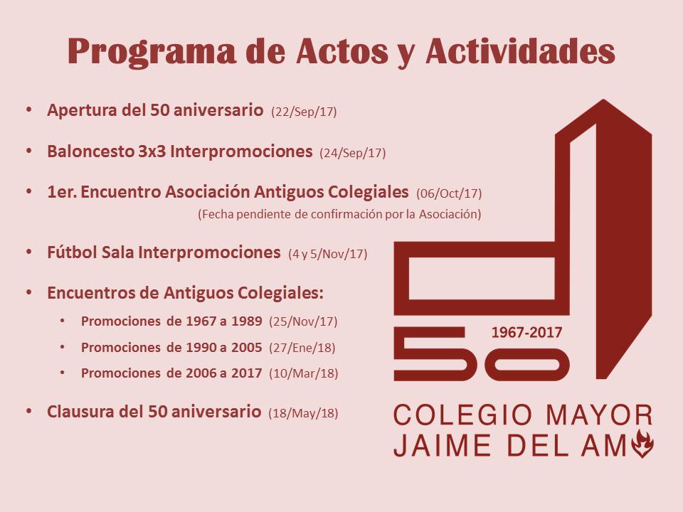 50 Aniversario JdA