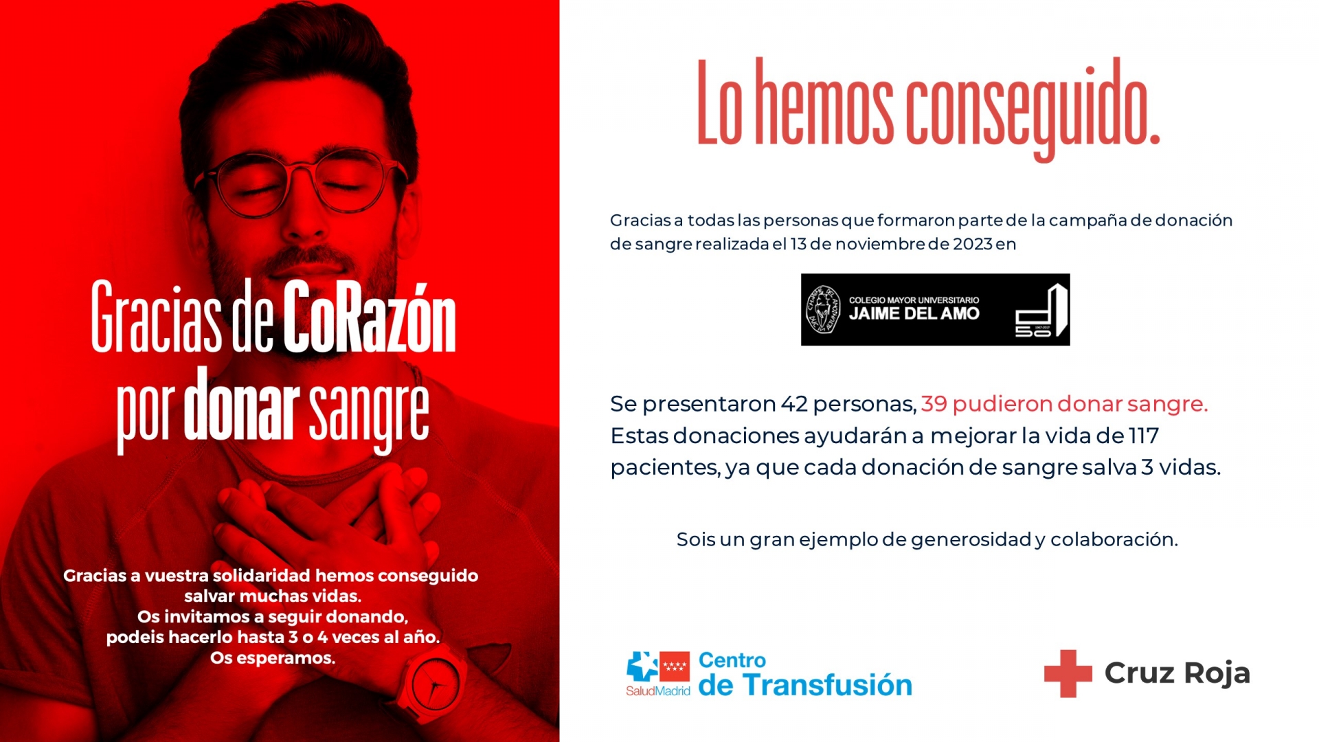 Campaña donación de sangre