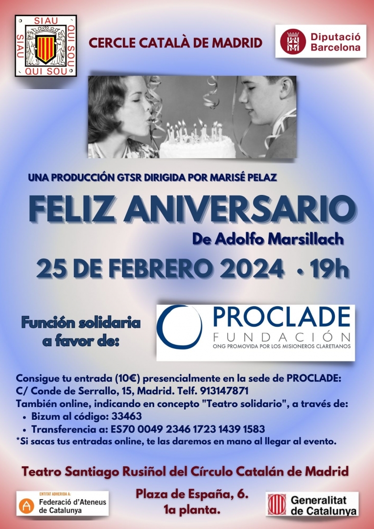 Proclade: Teatro benéfico